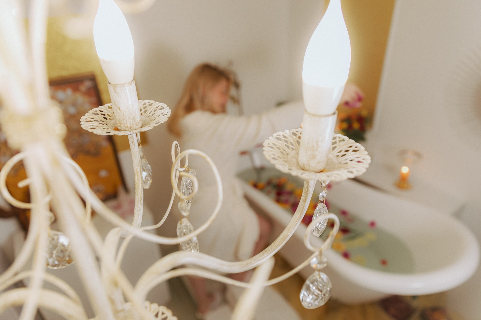 Baie cu lapte, cocos si miere