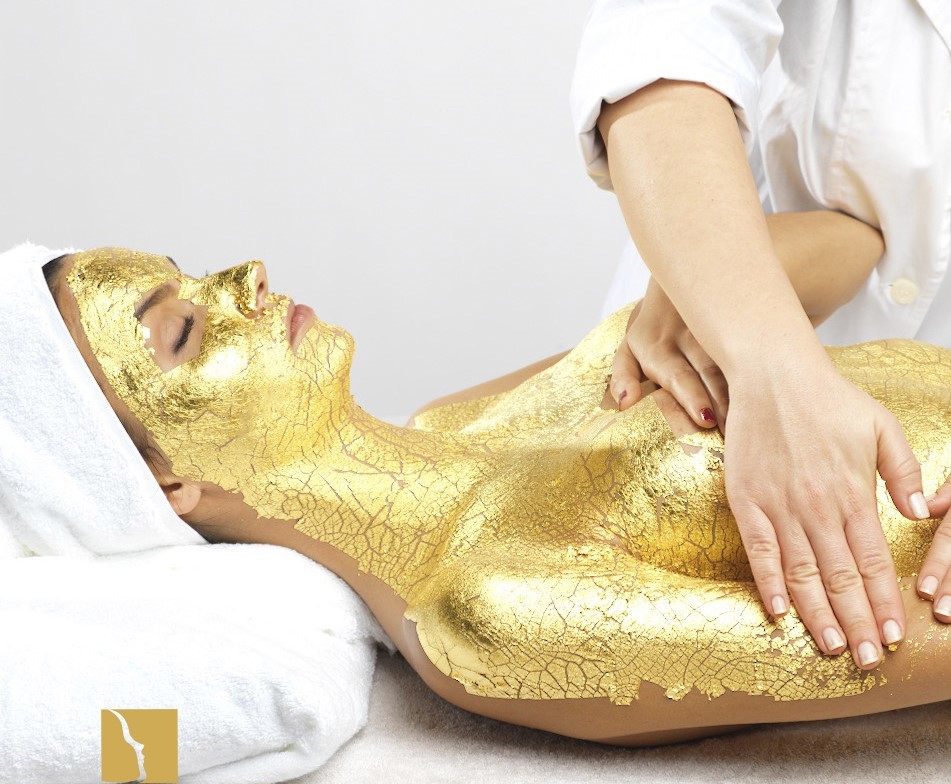 Tratament cu Aur 24K fata + gat + decolteu 